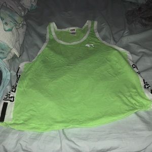 Green pink tank